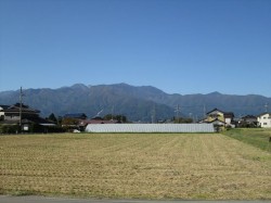 西側は中央アルプスを一望