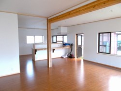 ゆったりとくつろげる広々したLDK。